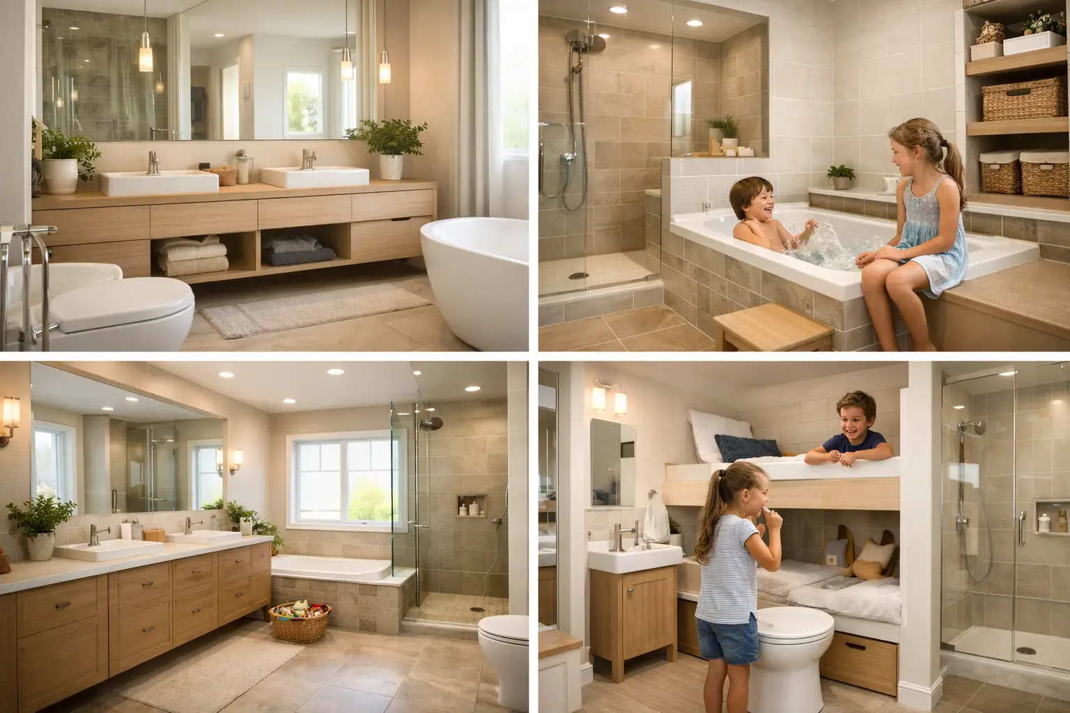 8 Best Family Bathroom Layouts That Work
