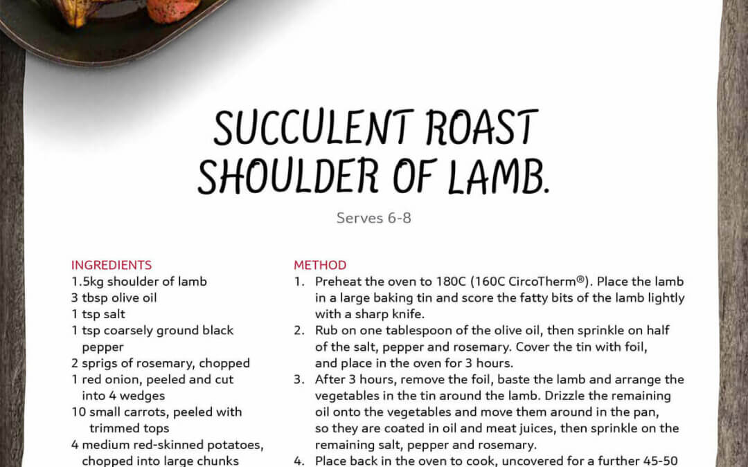Succulent Roast Shoulder of Lamb
