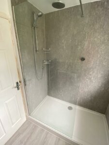 Walk in shower