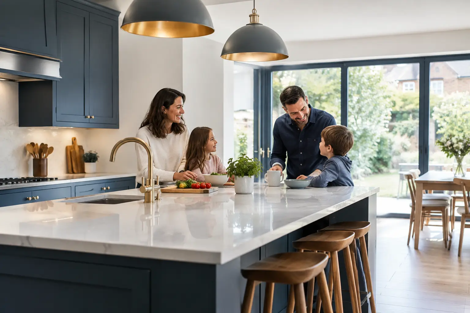 Family Kitchen Redesign Case Study in Kent