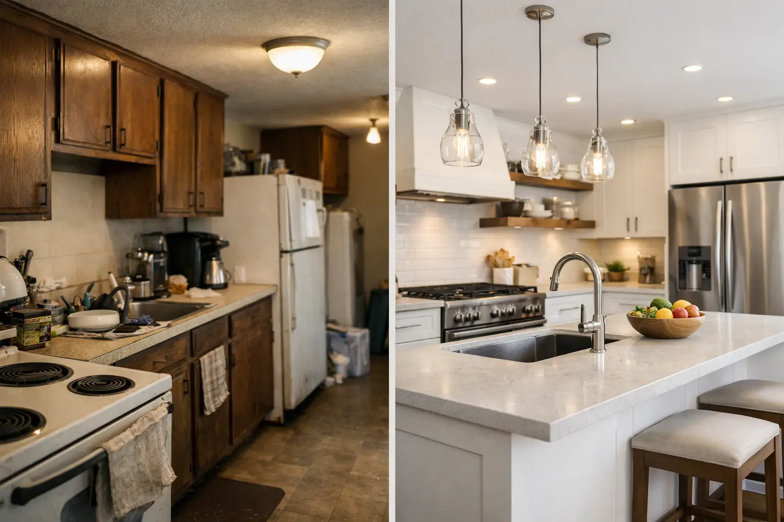 Kitchen Before After Examples That Solve Real Problems