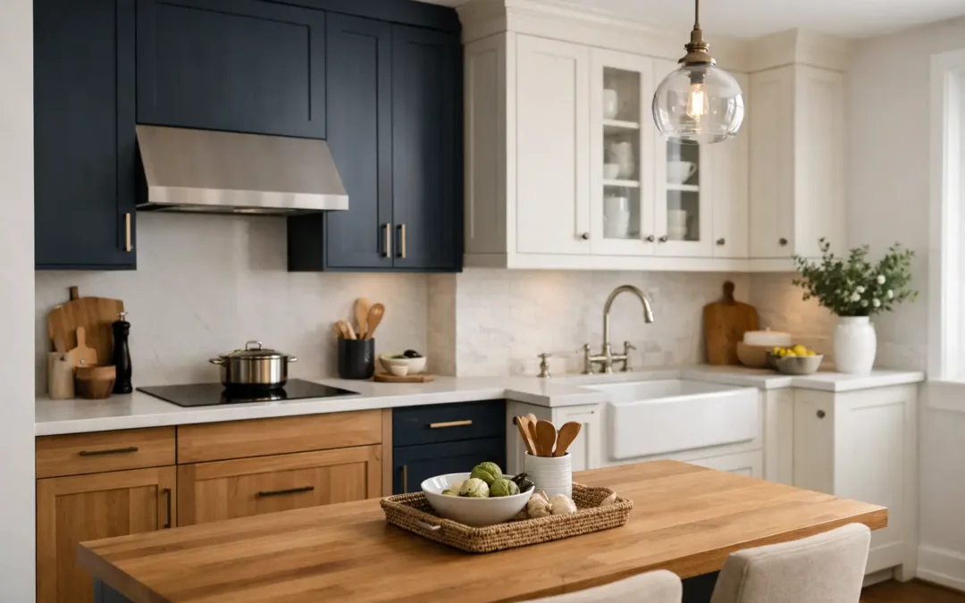 Mixing Modern and Traditional Kitchen Cabinets