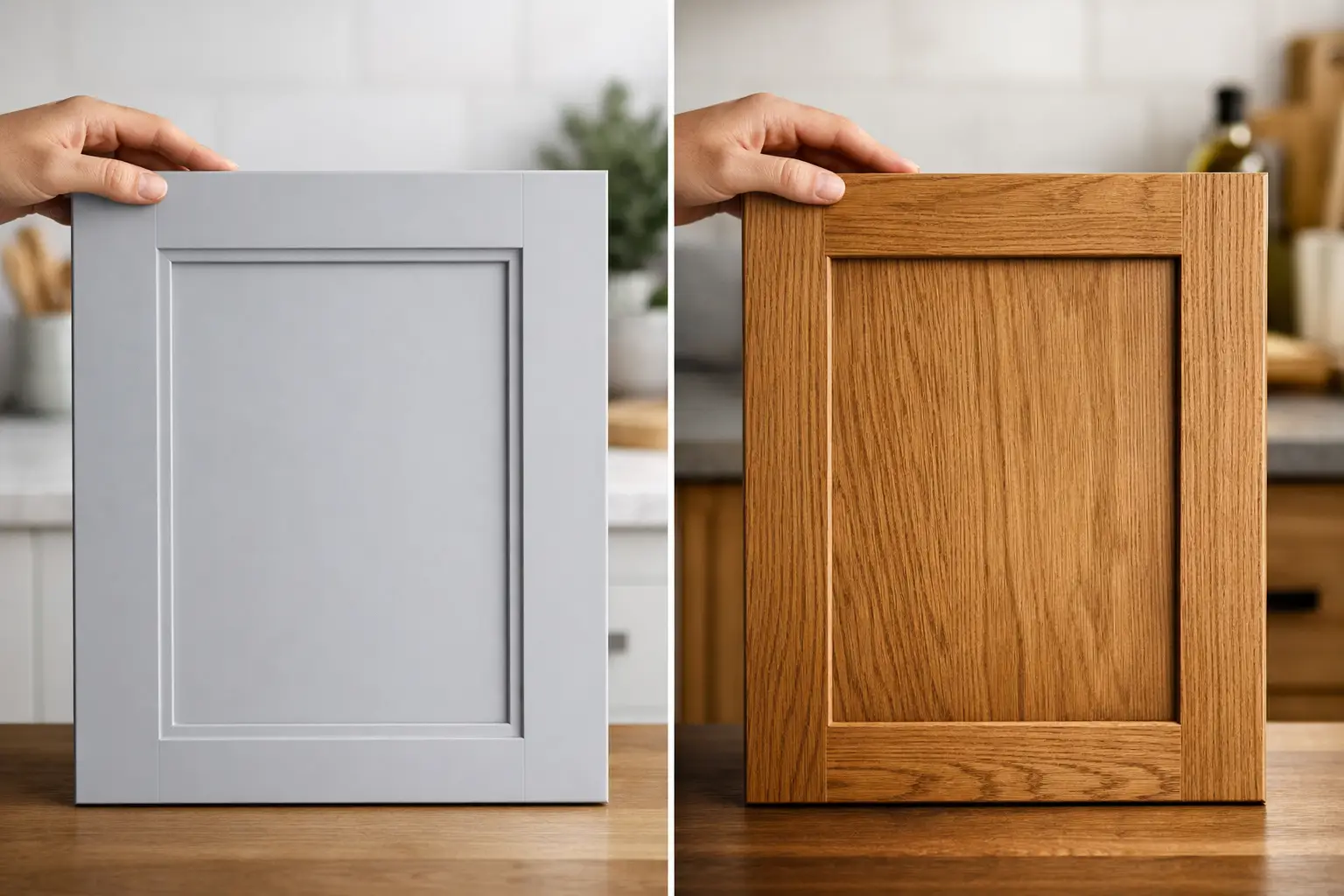 Painted or Wood Kitchen Doors: Which Is Best?